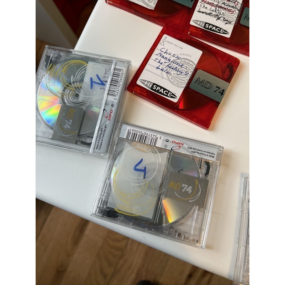 Lot Of 17 Recordable Mini Disc - Picture 5 of 12